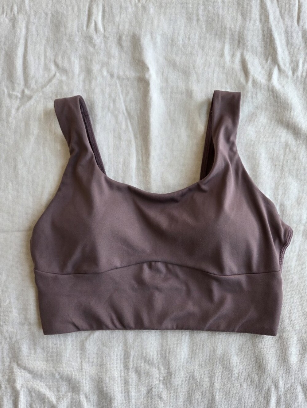 Gymshark Legacy Sports Bra Mauve Brown Scoop Neck Gymwear Size S